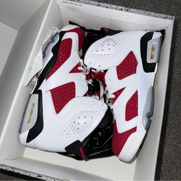 Jordan | Shoes | Nike Air Jordan 6 Xi Retro Carmine White  display picture 2